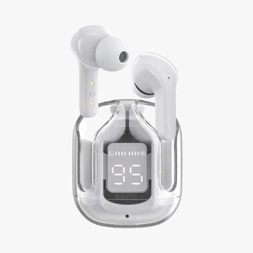 Air31 Earbuds Wireless Crystal Transparent Body - Shezlin Bazaar