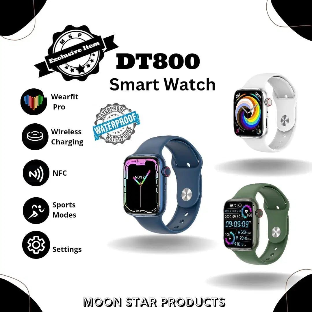 Hottu DT800 High Quality Waterproof Smartwatch - Shezlin Bazaar