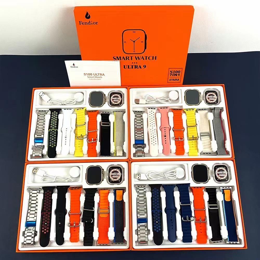 S100 Ultra 9 Smart Watch – 7 In 1 - Shezlin Bazaar