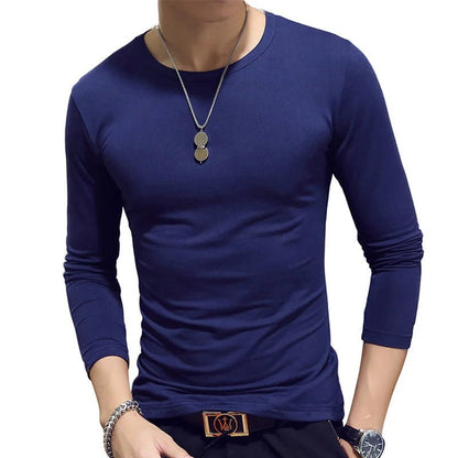 Tennis T Shirts Men Long Sleeve T-Shirt Sportswear Fitness T Shirts for Men Slim Fit T Shirts Designer Solid Tees Tops - Shezlin Bazaar