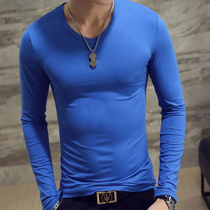 Tennis T Shirts Men Long Sleeve T-Shirt Sportswear Fitness T Shirts for Men Slim Fit T Shirts Designer Solid Tees Tops - Shezlin Bazaar