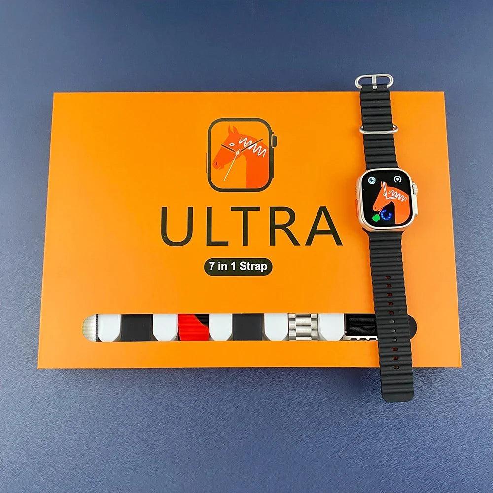 Ultra 7 in 1 Smart Watch With Free Gift - Shezlin Bazaar